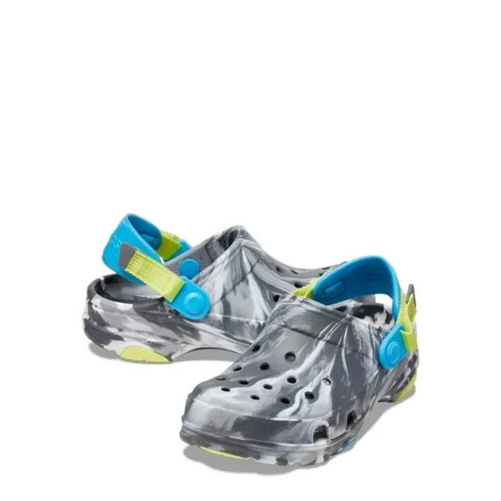 Crocs Classic All-Terrain 207867-0DA Clogs Toddler 4 Gray Casual Shoes JOBB707